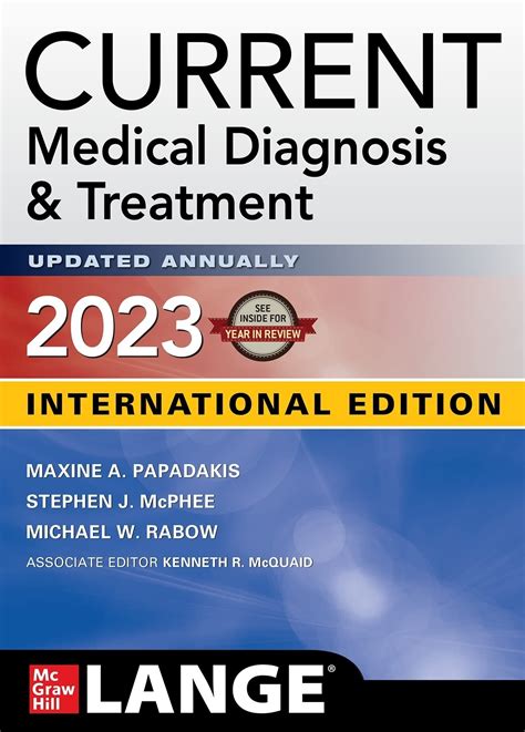 CMDT 2023 CURRENT MEDICAL DIAGNOSIS AND TREATMENT 2023 Paramount Books