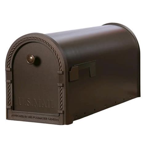 Gibraltar Industries® Steel Designer Post Mount Mailbox With Decorative