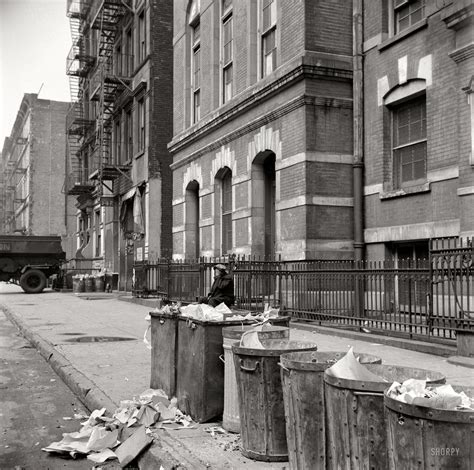 Ashcan Alley 1943 High Resolution Photo Street Scenes Harlem New