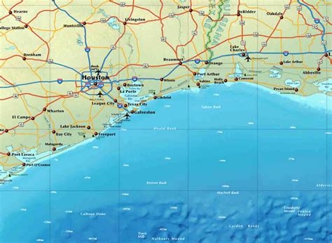 Gulf of Mexico Map – Houston Map Company