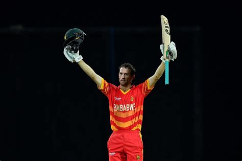 Sean Williams celebrates his hundred | ESPNcricinfo.com