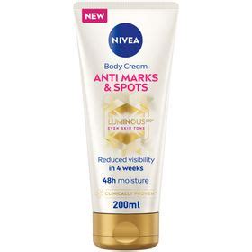 NIVEA Luminous630 Anti Marks And Spots Body Cream 200ml Shop Today