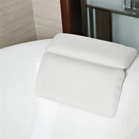 1 Pcs Eco friendly Flexible Comfort PU Bath Pillow Bathtub Spa Pillow ...