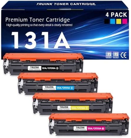 Amazon.com: 131A Toner Cartridge 4-Pack Replacement for HP 131A 131X | CF210A CF211A CF212A ...