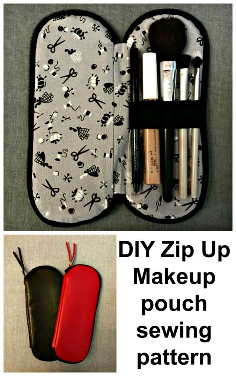 How To Sew A Zipper Into Makeup Bag Pattern Saubhaya Makeup