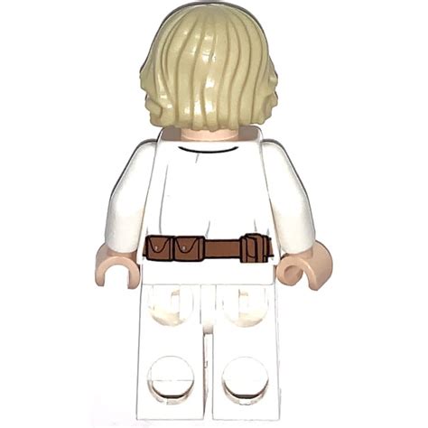 Lego Luke Skywalker With Tatooine Outfit With White Legs Grin Scowl