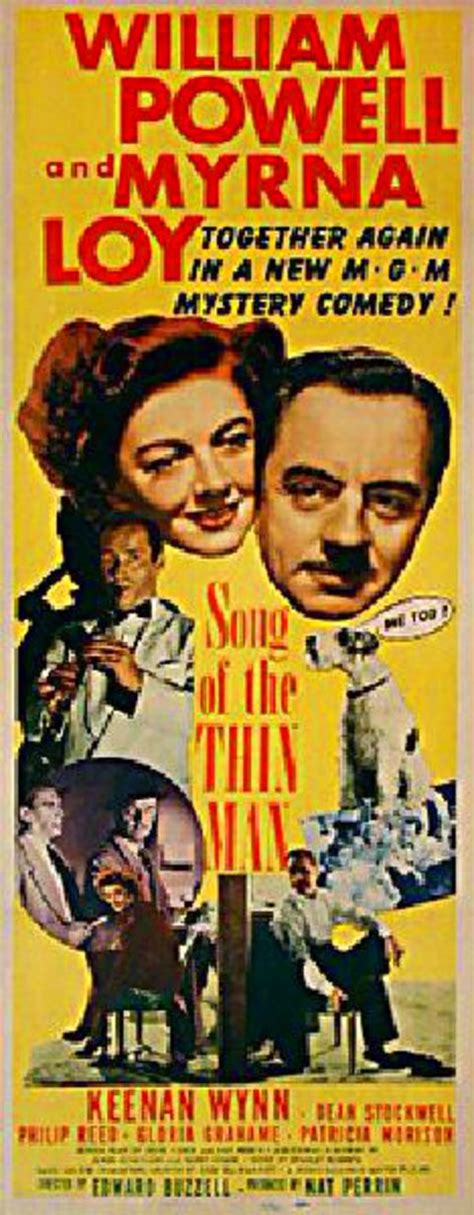 Song of the Thin Man Original 1947 U.S. Insert Movie Poster ...