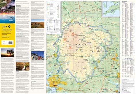 Wegenkaart Landkaart National Park Pocket Map Dartmoor Collins