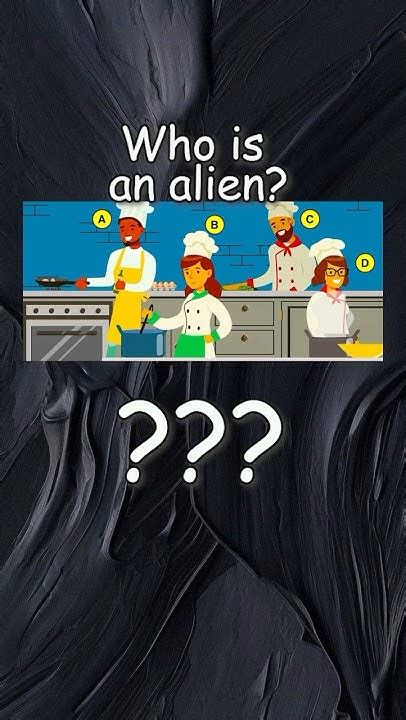 Can You Spot The Alien🤔💡 Puzzle Quiz Riddlewithanswer Riddles