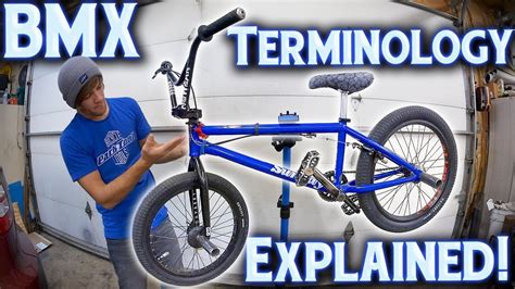 Bmx Bike Part Names And Terminology Explained Youtube