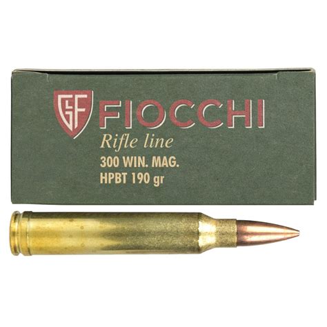 Fiocchi 300 Win Mag 190gr Hpbt Smk 10 Rounds — Delta Mike Ltd