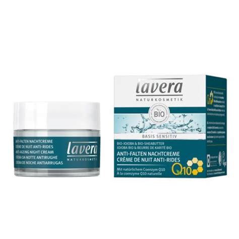 Lavera Basis Sensitiv Cr Me De Nuit Anti Rides Au Q Bio Ml