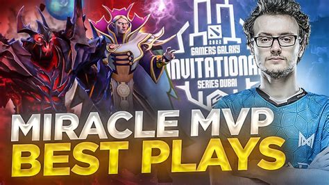 Miracle MVP Of Team Nigma Of GAMERS GALAXY Dota 2 Invitational Dubai