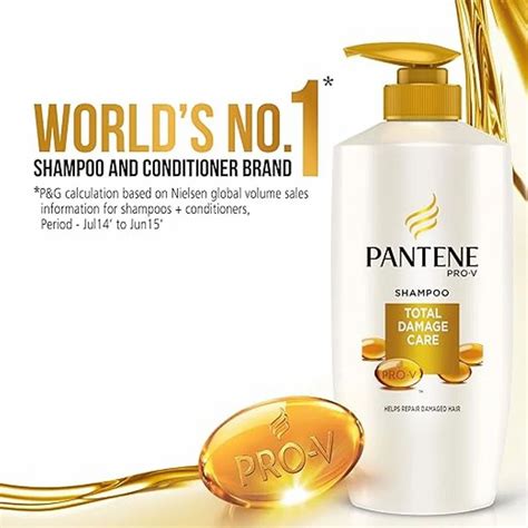 Ml Pantene Total Damage Care Shampoo Hair Concern Repair Rescue