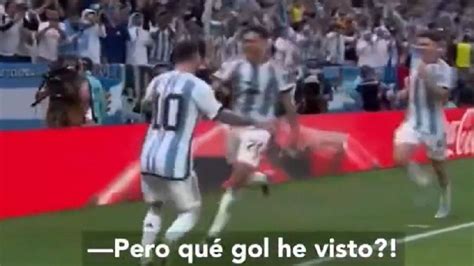 El Relato Italiano Sobre El Pase De Lionel Messi Que Terminó En Gol ¡¿qué Pelota Ha Dado ¡una