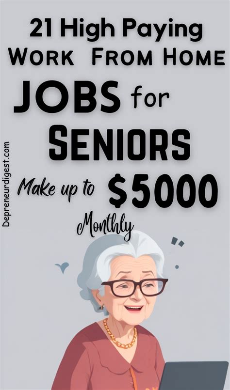 High Paying Work From Home Jobs For Seniors Over Artofit