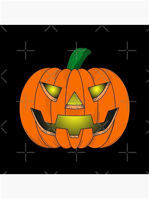 P Ster Calabaza De Halloween Jack O Lantern Ilustraci N De