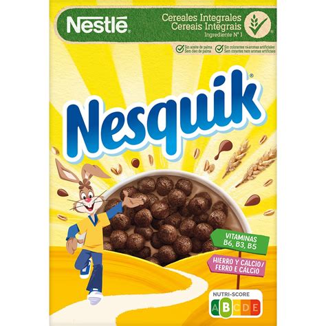 Comprar Nesquik Cereales De Desayuno Integrales Chocolateados Paquete