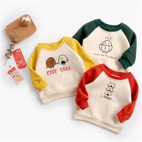 Baby Boys Girls Hoodies Clothes Children Winter Thick Sweatshirts ...