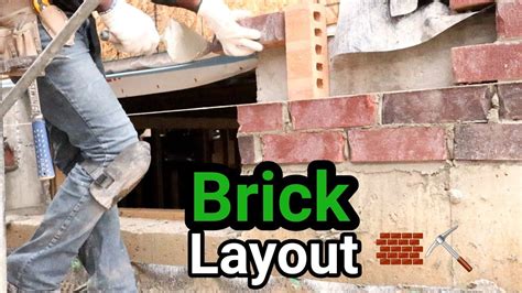 Bricklaying Starting A New Brick Wall Foundation Bonding Brick