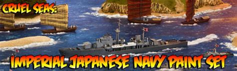 Cruel Seas Imperial Japanese Navy Paint Set Warlord Games