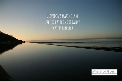 marine lake clevedon - Where Jo Goes