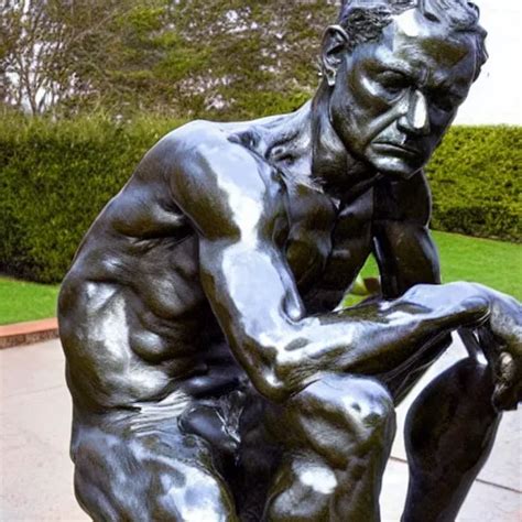 The Thinker Bronze Sculpture By Auguste Rodin Stable Diffusion OpenArt