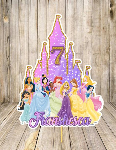 Custom Printable Cake Topper Inspired by Princess Made in a - Etsy