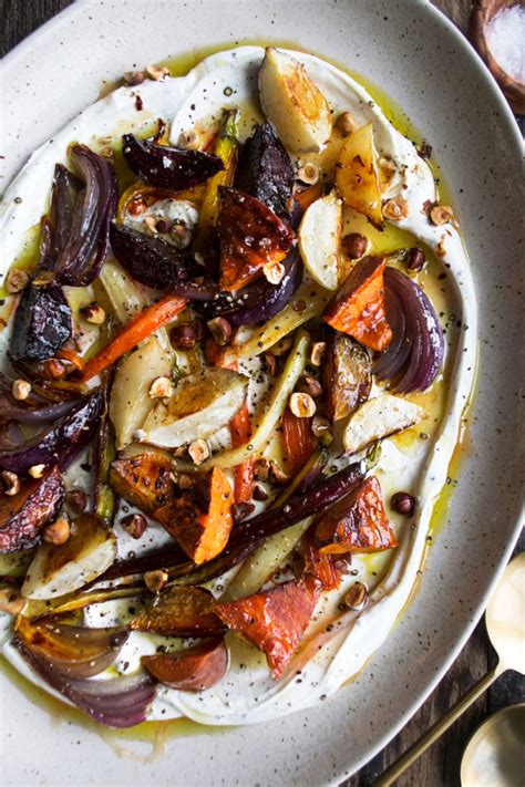 Honey Roasted Winter Vegetables With Black Pepper Yogurt The Original