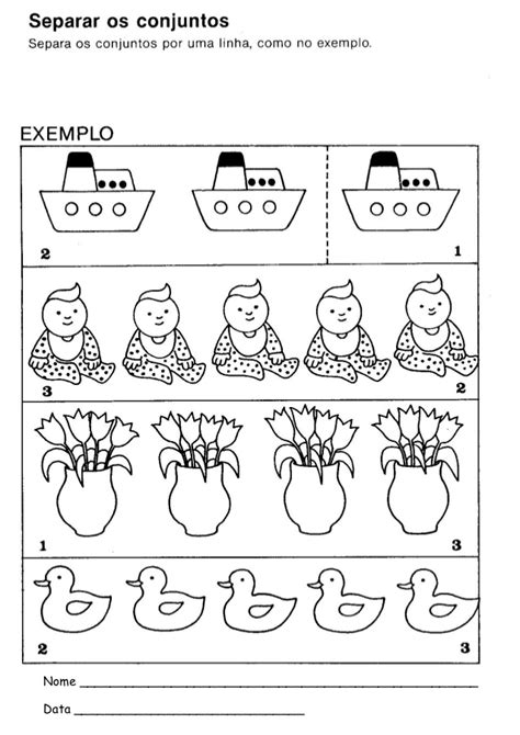 19 Atividades De Matemática Para Pré Escola Para Imprimir Colorido 927