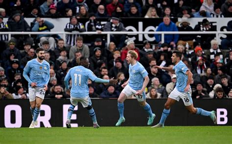 De Bruyne Inspires Man City Comeback To Stun Newcastle Palmer Sinks