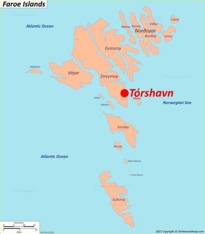 Tórshavn Map Faroe Islands Detailed Maps of Tórshavn Havn