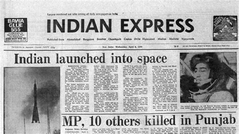 April 4 1984 Forty Years Ago Rakesh Sharma Becomes The First Indian