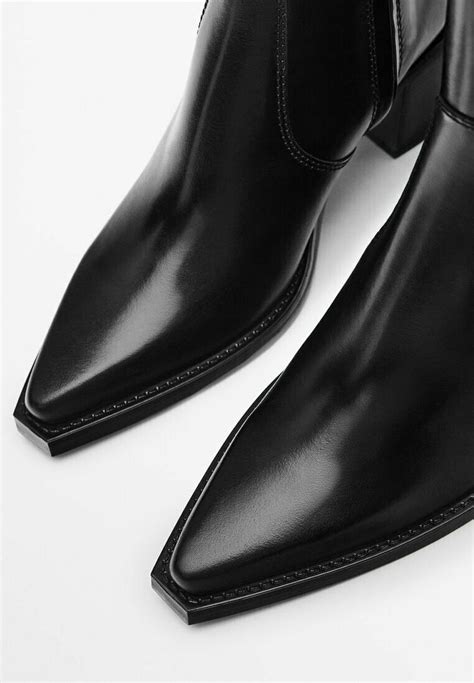 Massimo Dutti Ankle Boot Blackschwarz Zalandoch In 2023