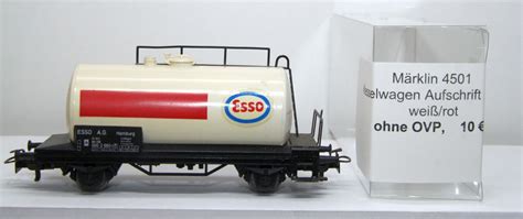 Märklin H0 4501 DB Esso tank car AC H0 gauge without OVP