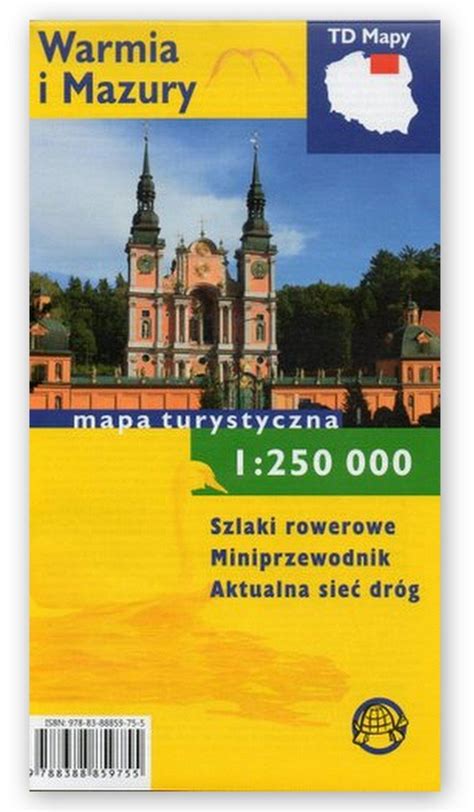 Warmia i Mazury mapa turystyczna 1 250 000 Amazon de Bücher