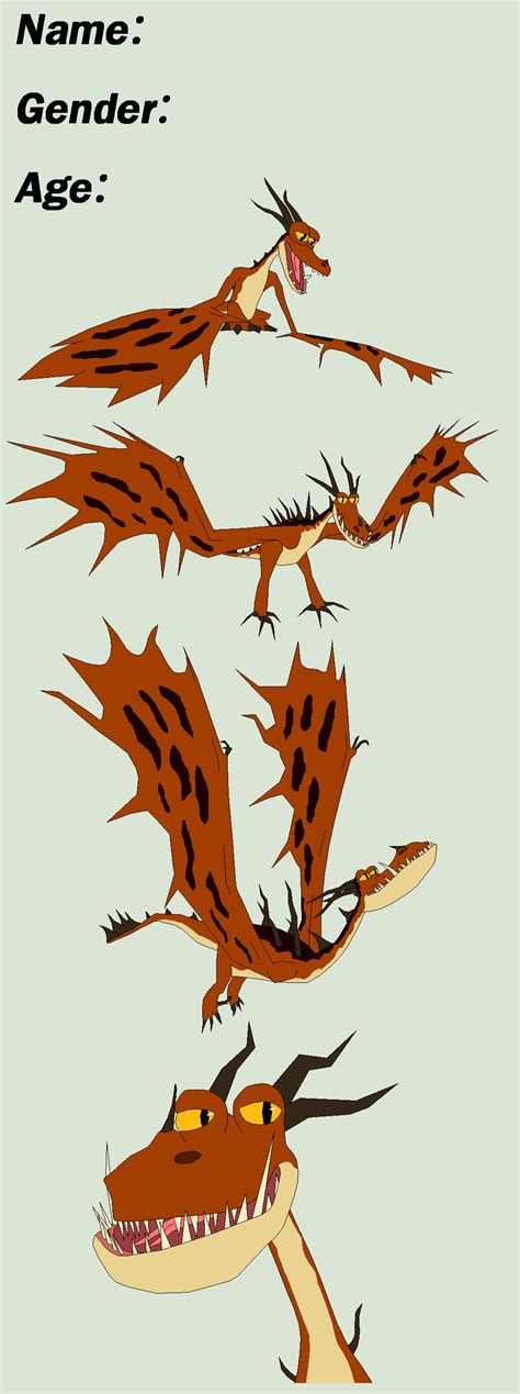 Httyd Base 82monstrous Nightmare 3 By Xbox Ds Gameboy On Deviantart