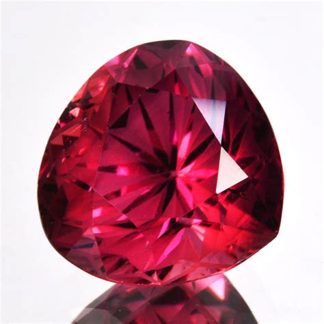 Cts Master Natural Custom Cut Red Tourmaline