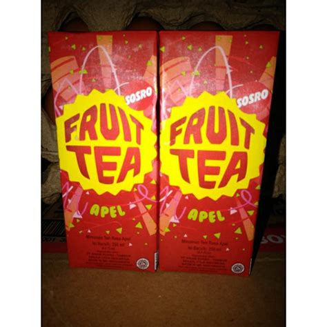 Jual Minuman Fruit Tea Kotak 24 Kotak Shopee Indonesia