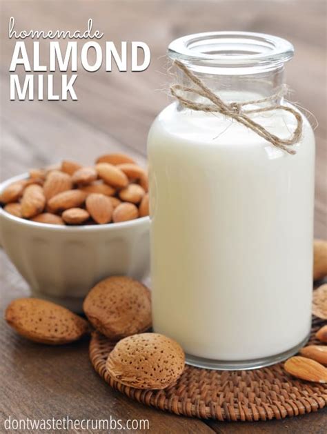 Homemade Almond Milk Dairy Alternative And Recipe Video