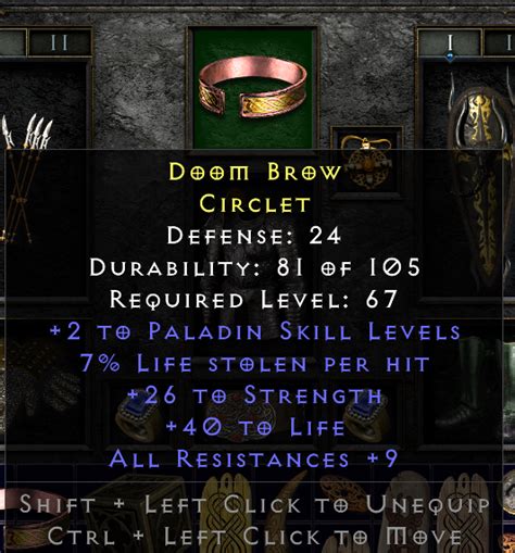 Rare Pally Circlet Topic D Jsp