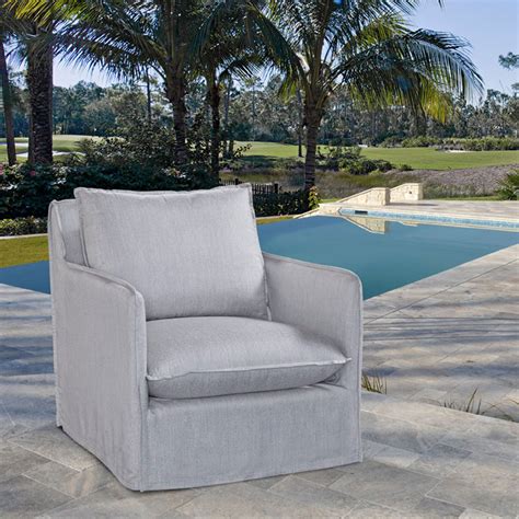 Spectra Pebble Beach Outdoor Swivel Chair Vo Pebble Beach Outdoor