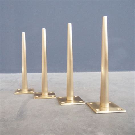 Brass Coffee Table Legs 16 Bitlis Tapered Turned Steel Etsy Brass Coffee Table Coffee Table