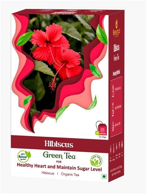 Green Kettle Hibiscus Green Tea Packaging Type Box Packaging Size