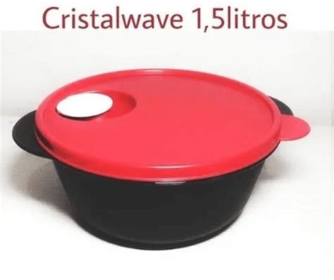 Tupperware Cristalwave L Preto E Vermelho M Vel De Cozinha