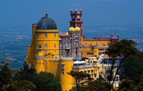 Portugal The Pena Palace Sintra For Hd Wallpaper Pxfuel