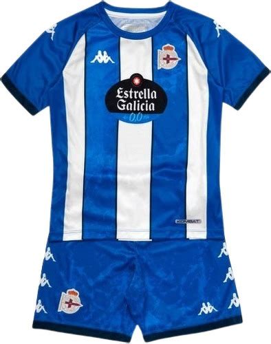 Kappa Deportivo La Coruña Maillot Domicile 2022 2023 Bebé Colizey