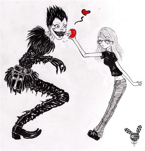 Ryuk + Apple by SugarSugarHyperLolly on DeviantArt