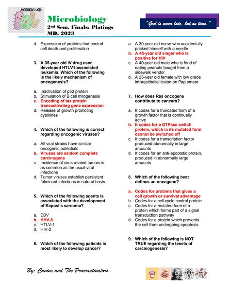 Solution Microbiology Practice Test Studypool