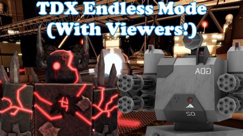 Endless Mode With Viewers Tower Defense X Youtube